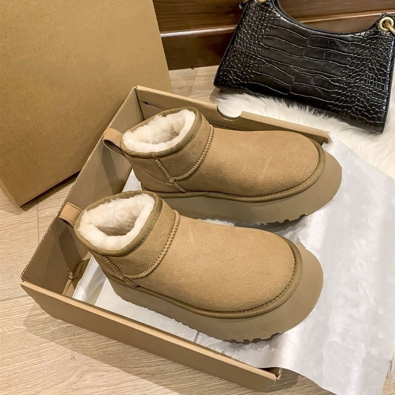 Cozy Platform Ankle Boots