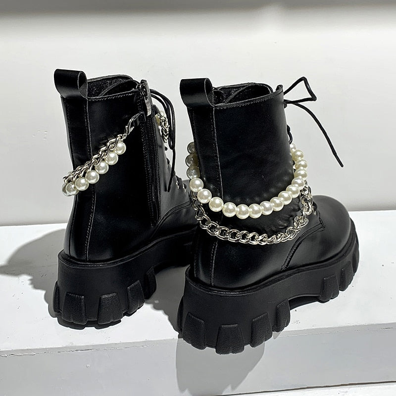 The Black Pearl Platform Boots