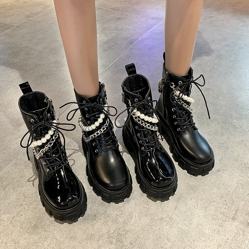 The Black Pearl Platform Boots