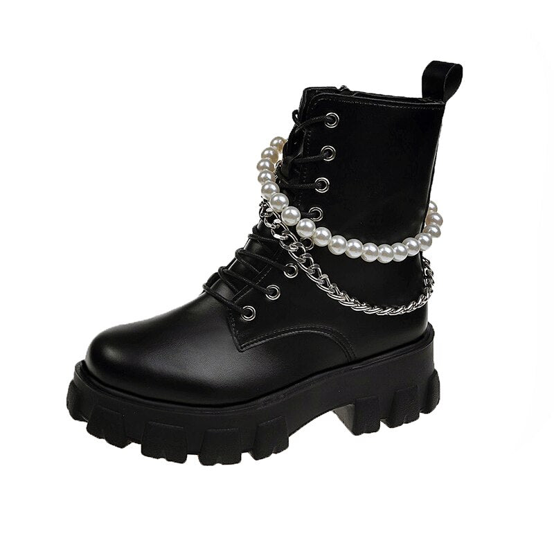 The Black Pearl Platform Boots