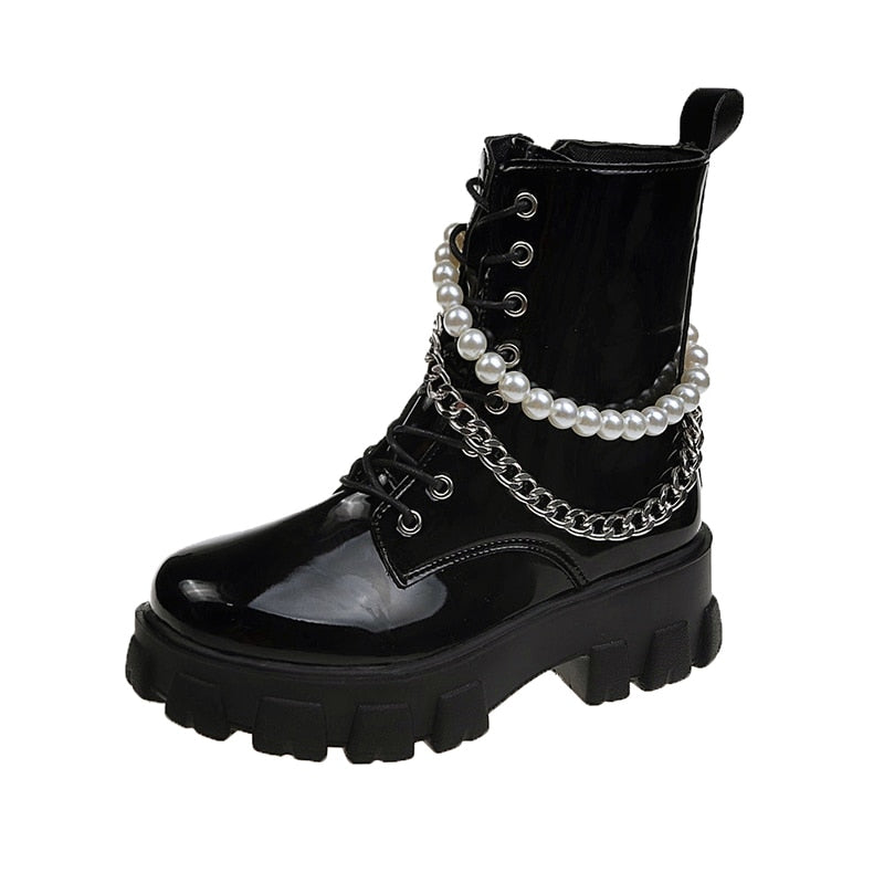 The Black Pearl Platform Boots