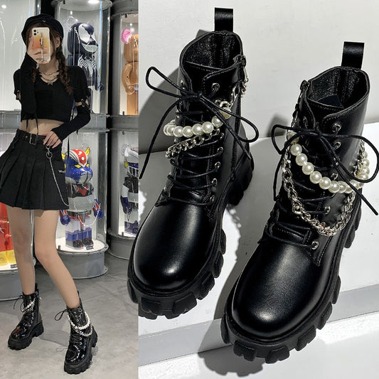The Black Pearl Platform Boots