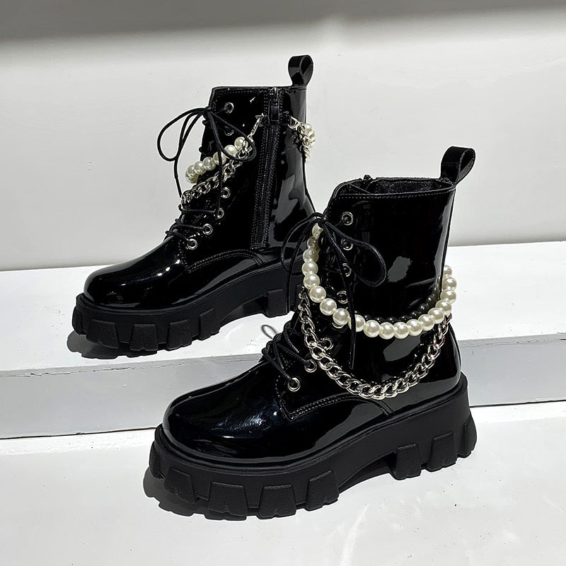 The Black Pearl Platform Boots