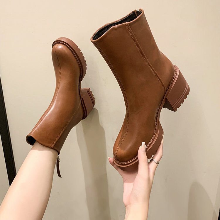 Chunky Platform Combat Boots