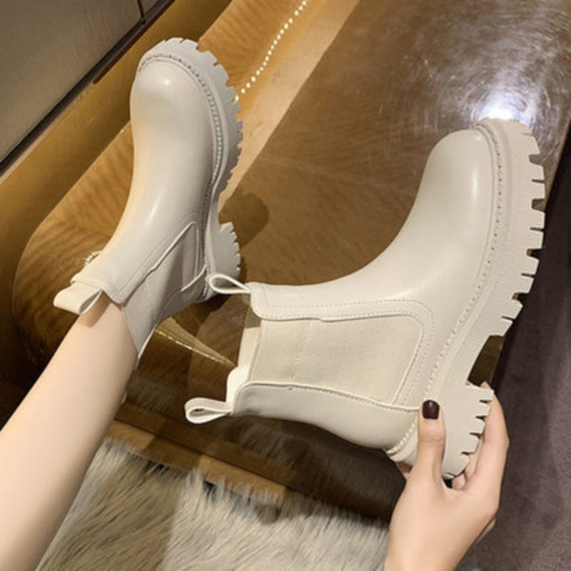 Chunky Platform Combat Boots