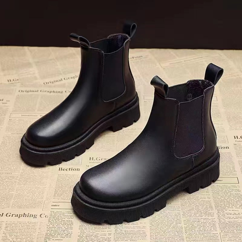 Chunky Platform Combat Boots