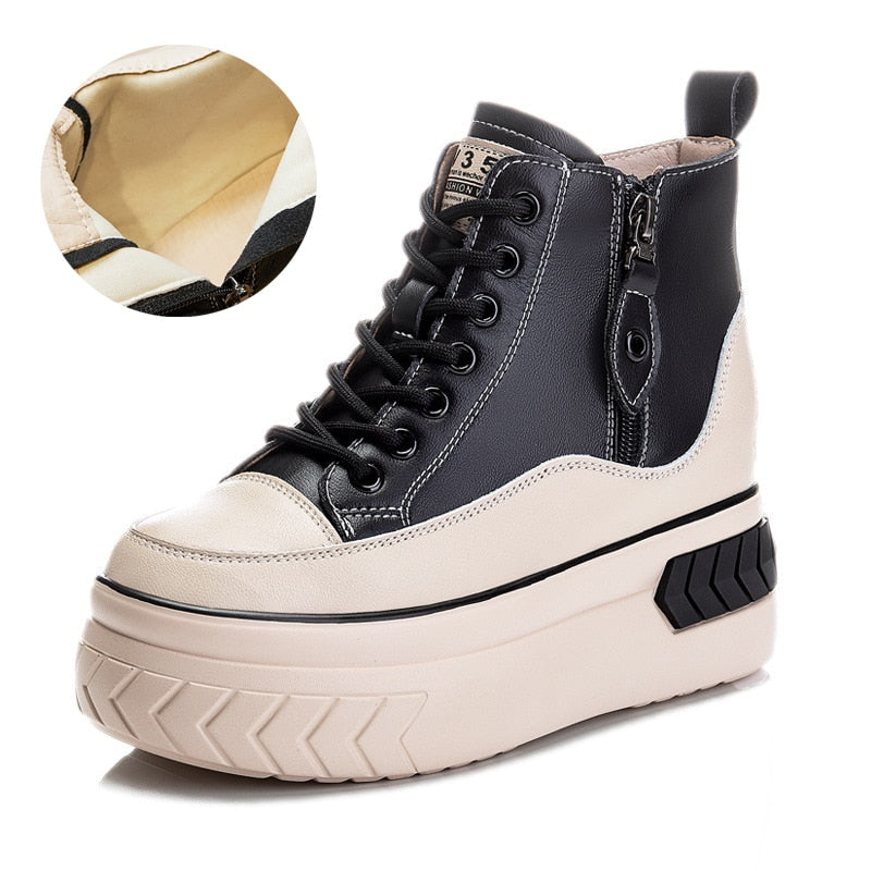 Plush Winter Platform Sneakers
