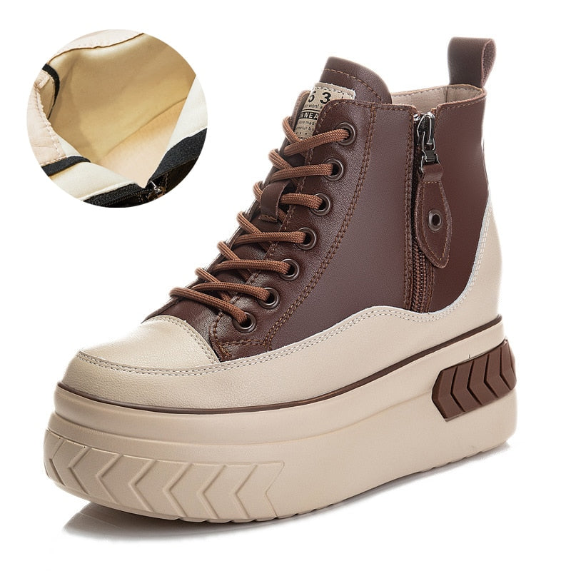 Plush Winter Platform Sneakers