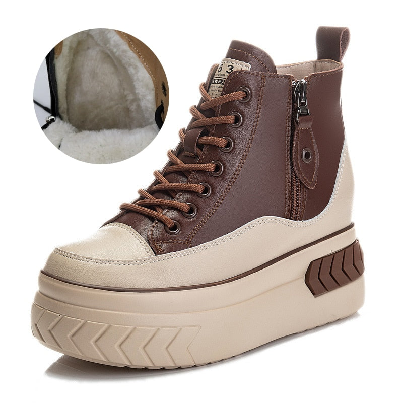 Plush Winter Platform Sneakers