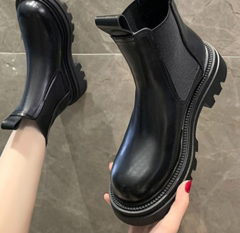 Chunky Platform Combat Boots