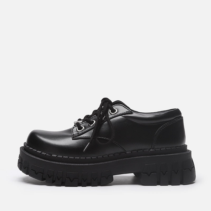 Classic Chunky Heeled Oxford Creepers