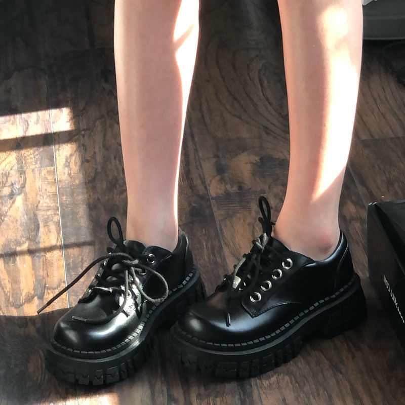 Classic Chunky Heeled Oxford Creepers