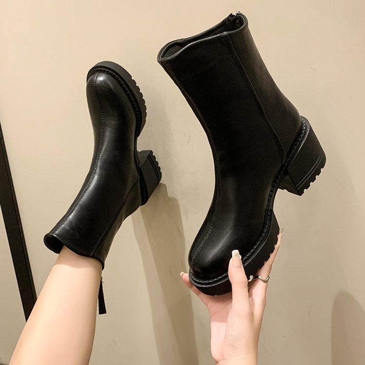 Chunky Platform Combat Boots