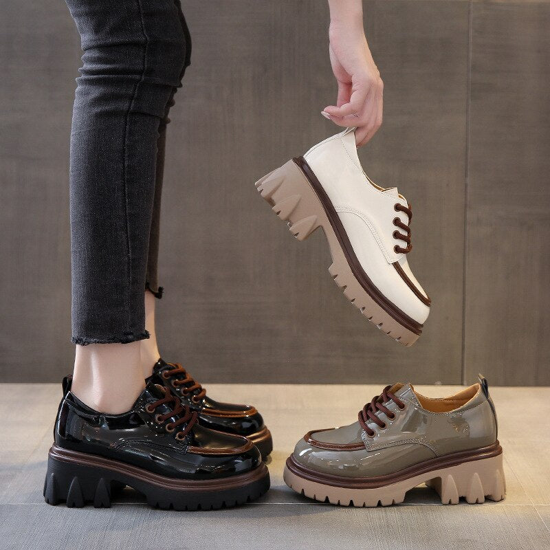 Super Chunky Piping Detail Oxfords