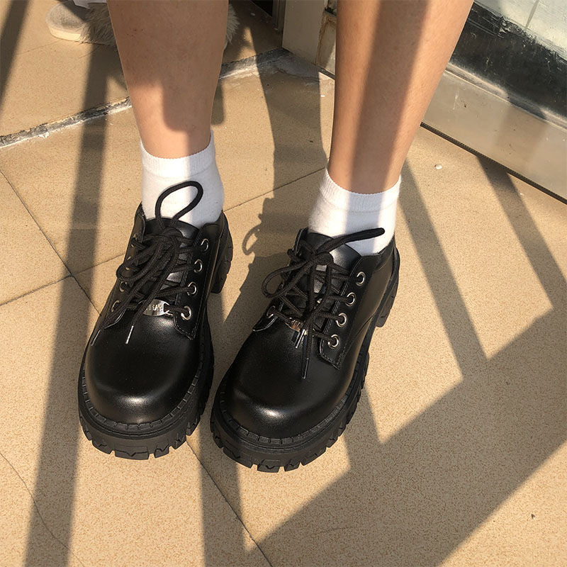 Classic Chunky Heeled Oxford Creepers