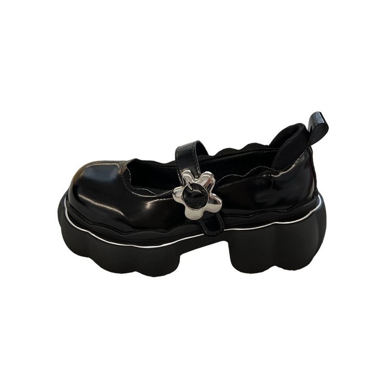 Super Chunky Cloud Platform Flower Buckle Mary Janes